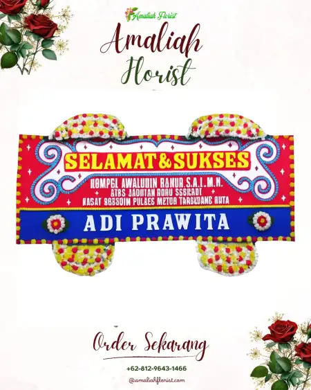 Papan Bunga Ucapan Selamat Mayang